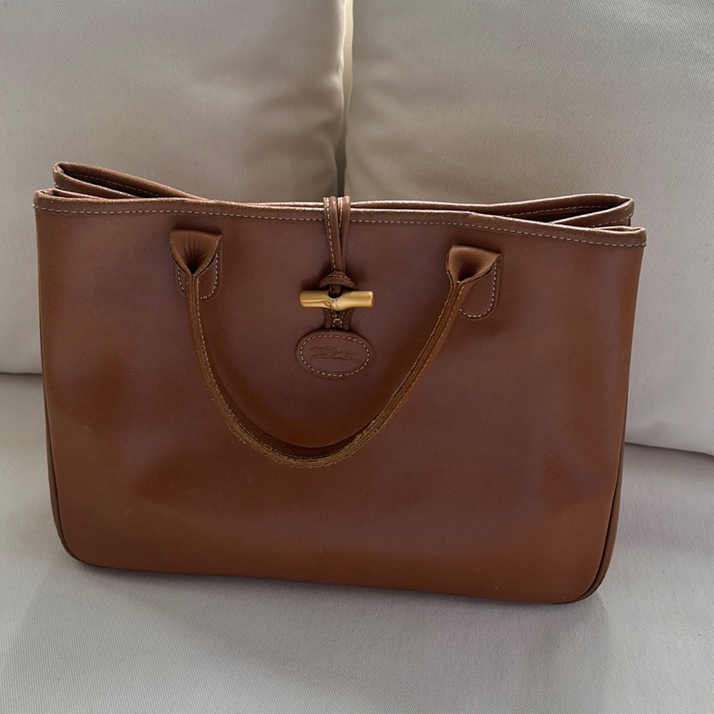 Longchamp Leather Tote Bag